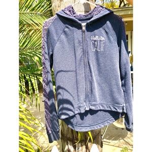 Hollister zip up sweater